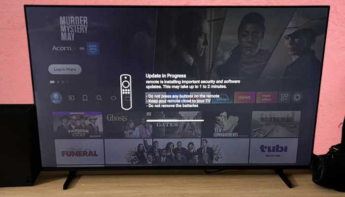 Dunkler Szenentest auf Hisense A6N