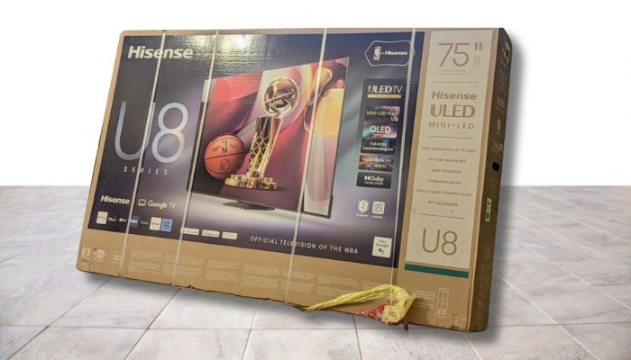 Menü des Unterhaltungspakets auf der Benutzeroberfläche eines Smart-TVs angezeigt