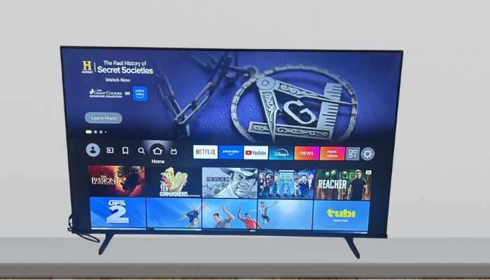 Schlankes Blendendesign beim Hisense A6N