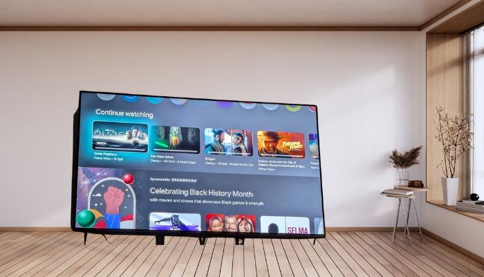 TV-Rückabdeckung und Wandhalterung